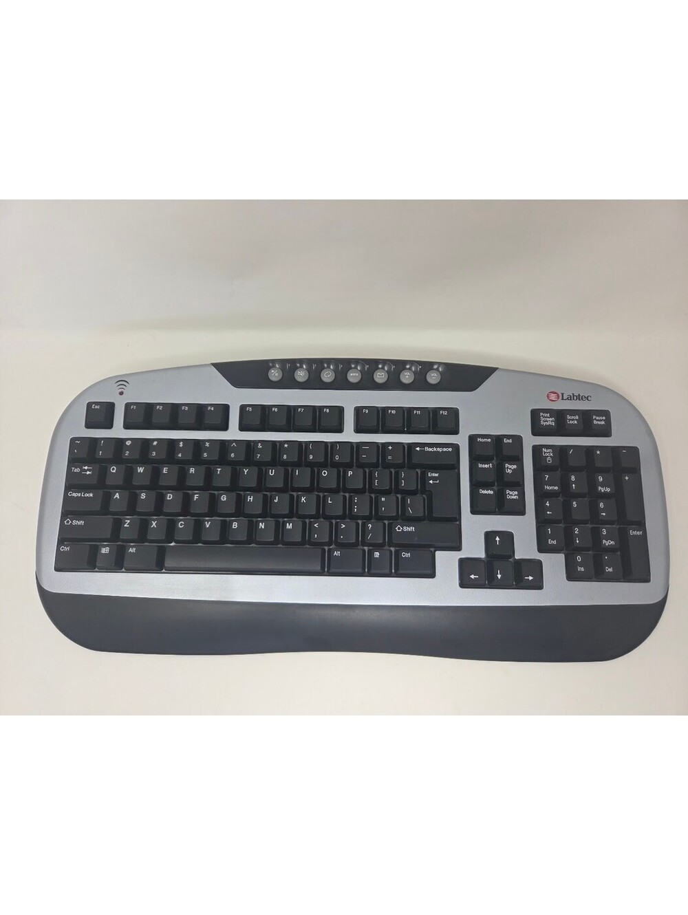 Labtec Wireless Desktop Optical Keyboard Mouse Receiver PS2 PC Multimedia Set - Picture 4 of 13